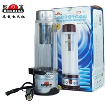 欧之宝车载电加热杯008420ML大容量车载电热水杯车载烧水杯