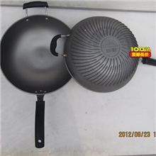 郏县炊具厂家供应高效节能最强火力铸铁翅片锅封火轮爆炒锅王