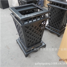 户外欧式垃圾桶烤漆网格环卫桶小区果皮箱马路桶厂家直销