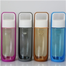 亿诺新款学生便携手提水杯580ml随手杯透明水瓶旅行杯