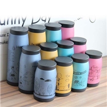 厂家批发韩版磨砂插画创意卡通大肚杯保温杯卡通系列齐全