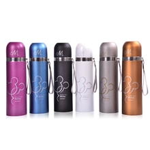 厂家直销磨砂亚光情侣水杯不锈钢卡通真空保温杯