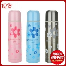 大量批发各种图案双层不锈钢保温杯女士儿童情侣水杯质量保证