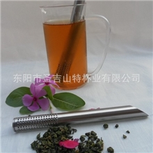 厂家供应泡茶工具批发不锈钢取茶器圆管茶匙取茶器加工