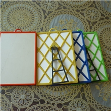 1520#网镜化妆镜子塑边镜子方形镜子挂镜简易镜子