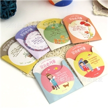 彩袋韩国美容化妆镜可爱卡通随身镜便携小巧补妆镜