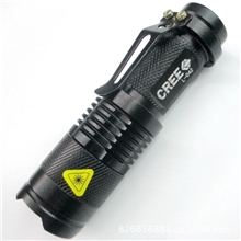 CREEXPEQ5拉伸变焦强光手电筒充电防水远射骑行手电诚明电筒