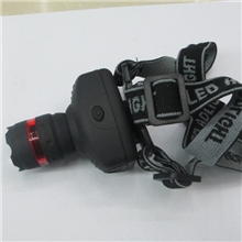 流明3W伸缩调焦头灯钓鱼探险头灯矿灯七号3节电池头灯LED头灯