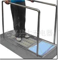 外形美观大方,水洗平面行走式鞋底清洁机.