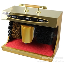 全自动擦鞋机感应擦鞋器电动擦鞋机家用轻巧型钛金送鞋油