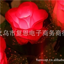 厂家供应发光玫瑰花夜光玫瑰花永不凋谢玫瑰花魔术玫瑰