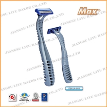 三层一次性剃须刀刮胡刀酒店浴室居家用品厂家定制直销