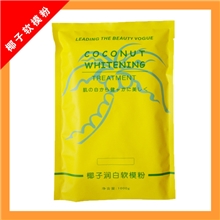 雯雯椰子软膜粉美白补水抗皱消炎抗敏面膜粉广州软模粉厂家批发
