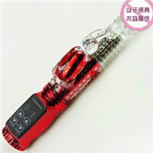 拇指按摩棒女用自慰超大仿真阳具伸缩震动倒模摇摆疯狂兔子振动棒