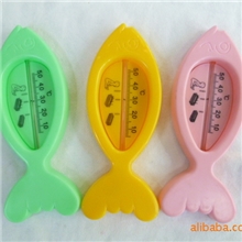 批发沐浴洗澡温度计\玻璃温度计\小鱼温度计\卡通温度计