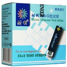 正品台湾进口血糖仪试纸（乐生EB-G通用型）50试纸50片/盒