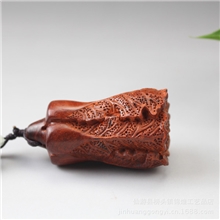 大量批发正宗印度小叶紫檀手把件【白菜/招百财】木雕把件