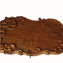 珍品茶盘红花梨平雕茶盘.雕花茶盘.实心茶盘.吉祥如意红豆杉