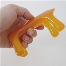 厂家直销树脂蜜蜡按摩狗刮痧养生保健用品化瘀刮痧板