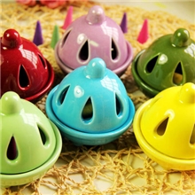 厂家批发彩釉香薰炉传统焚香炉/带盖锥香香盘/香具