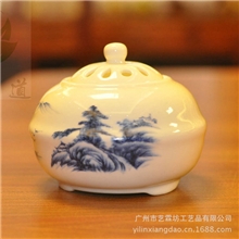 厂家批发艺术电子熏香炉、香薰炉批发，电子香炉礼品陶瓷工艺品