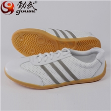 劲武真牛皮牛筋底太极鞋透气武术鞋太极拳练功太极鞋真皮运动鞋