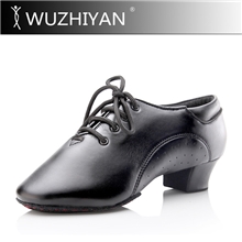 兴旺舞鞋厂批发零售-男式两点仿皮拉丁舞鞋SL020
