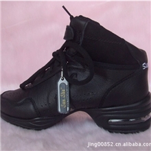 三莎现代舞鞋/舞蹈鞋真皮男女款女鞋健美操鞋软底秋冬增高女鞋