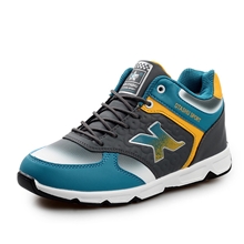 秋冬热卖款男士加绒保暖运动鞋高帮时尚休闲款男士运动棉鞋批发