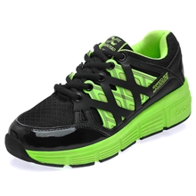 暴走鞋批发防滑耐磨色泽亮丽款式新颖男女款单轮暴走鞋