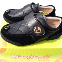 品牌真皮童鞋明璐男童童鞋专业批发库存品牌童鞋