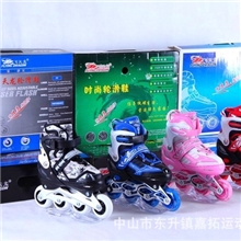 厂家A3溜冰鞋儿童套装轮滑鞋全套旱冰鞋轮滑鞋可调直排批发