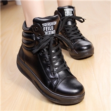 冬季新款棉鞋薄款女式摇摇鞋韩版女鞋纯色棉鞋批发