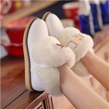 批发2013新款雪地靴平底短靴子金属扣翻边及裸女靴可爱韩版大码鞋