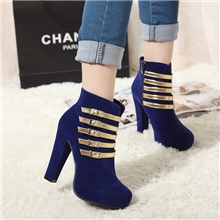 2013新款粗跟高跟鞋短靴韩版韩国时尚公主防水台女靴836