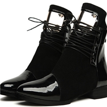 2013外贸真皮韩国公主尖头靴短靴rx213-2