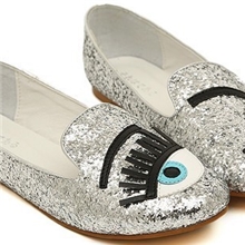 2013年秋季VIVI新款鸳鸯猫咪眼朋克鞋平底鞋单鞋