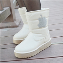 新款冬季防水雪地靴高筒防滑保暖加厚女棉靴子松糕短靴批一件代发