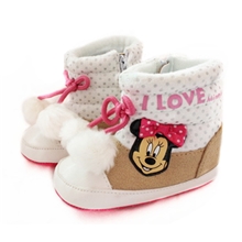 欧美冬款可爱米妮婴儿鞋宝宝鞋