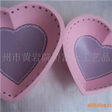 模压木质工艺品|手绘|婚礼情人节创意礼品|家居摆设装饰|心形碗