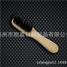 专业生产纯天然猪鬃皮鞋刷木刷抛光清洁刷