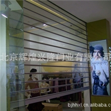 直销PVC水晶卷帘门铝合金水晶透视门美观耐用