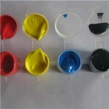 供应5ml4连体红黄蓝黑硬塑料盒高透明度丙烯颜料厂家生产过检测