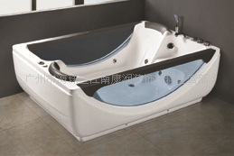 双人按摩浴缸冲浪浴缸带裙边按摩浴缸玻璃按摩浴缸