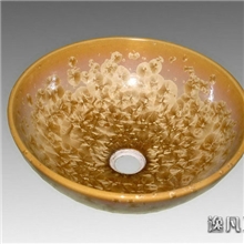 厂家供应景德镇结晶釉陶瓷艺术盆艺术台盆面盆台上盆洗手盆