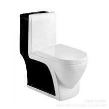 批发黑白彩色马桶TO颜色座便器色釉陶瓷坐便器连体厂家直销