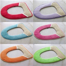 金玉良缘马桶坐垫马桶套绒布毛棉布蕾丝边马桶垫批发