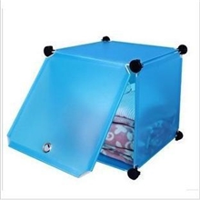 收纳柜一格简易衣柜儿童柜DIY收纳柜魔片淘宝分销商一件带发