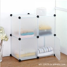 收纳柜4格衣柜组合柜DIY收纳柜魔片淘宝分销商一件带发