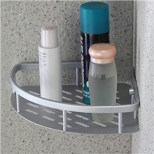三创SMART厨房浴室卫生间转角置物架金属层架收纳壁挂件铝板包邮